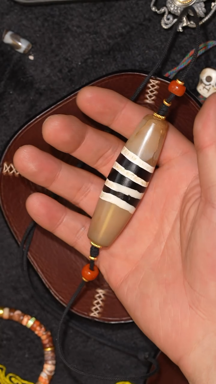 【闪购商品】玛瑙/玉髓颈饰未镶嵌冲赛康胡子哥，DIY一