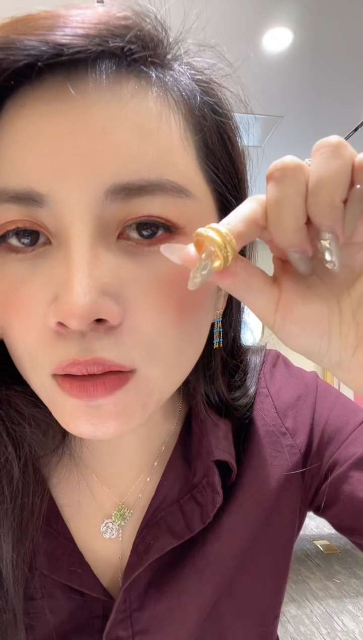 戒指/指环18K金LQ   多样性发一件  14圈