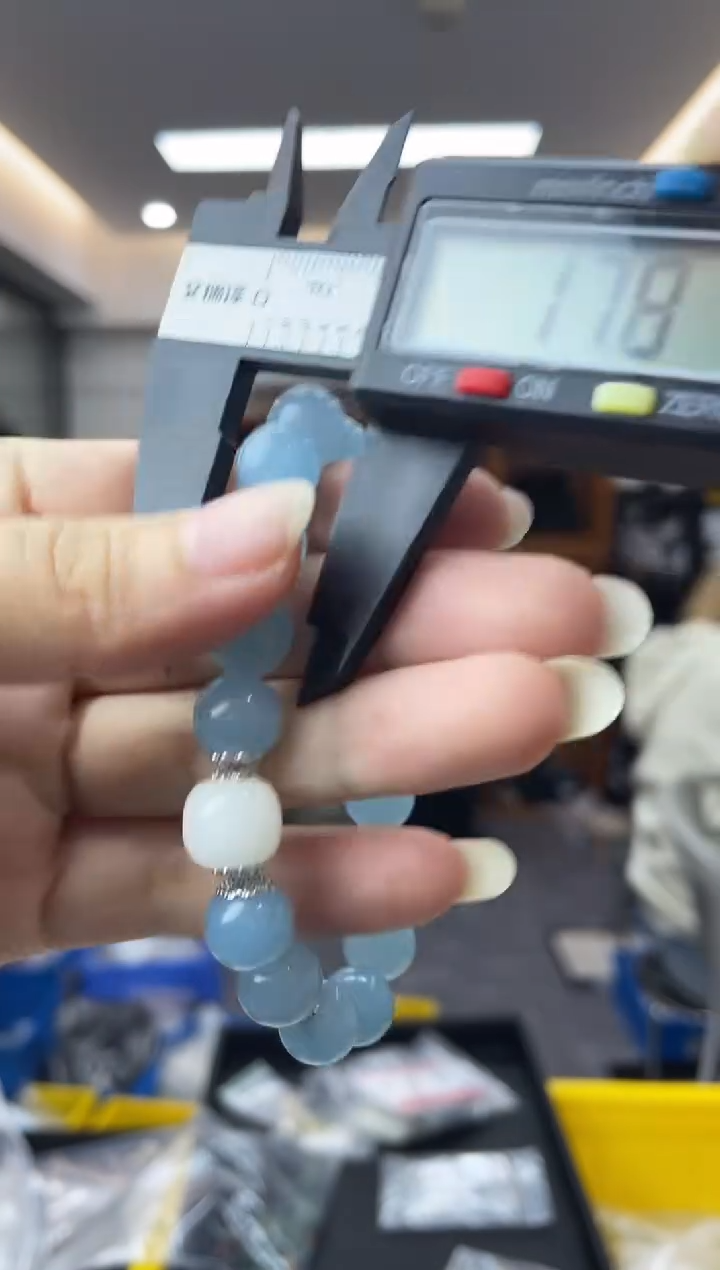 海蓝宝石手链未镶嵌多样性一件发货