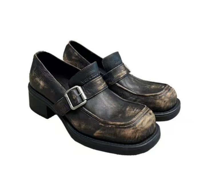 【上海】Moromoro 复古旧化乐福鞋