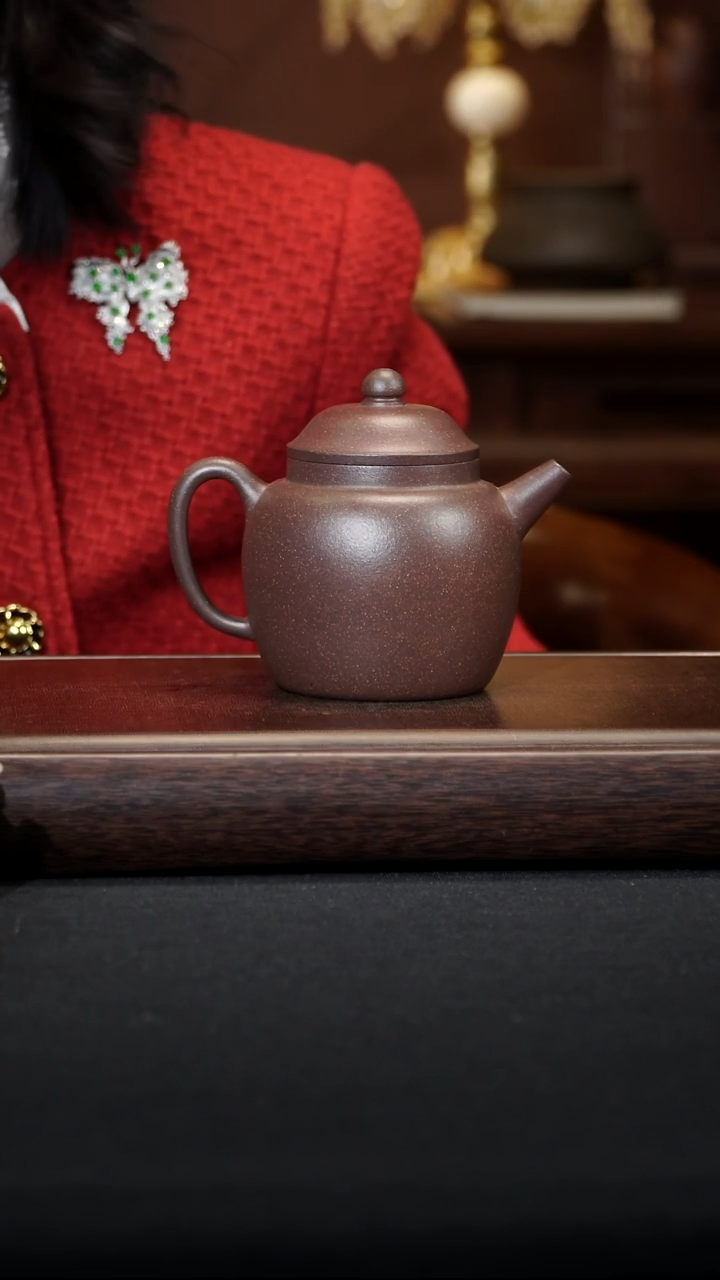 茶壶紫砂大炮瓶360毫升