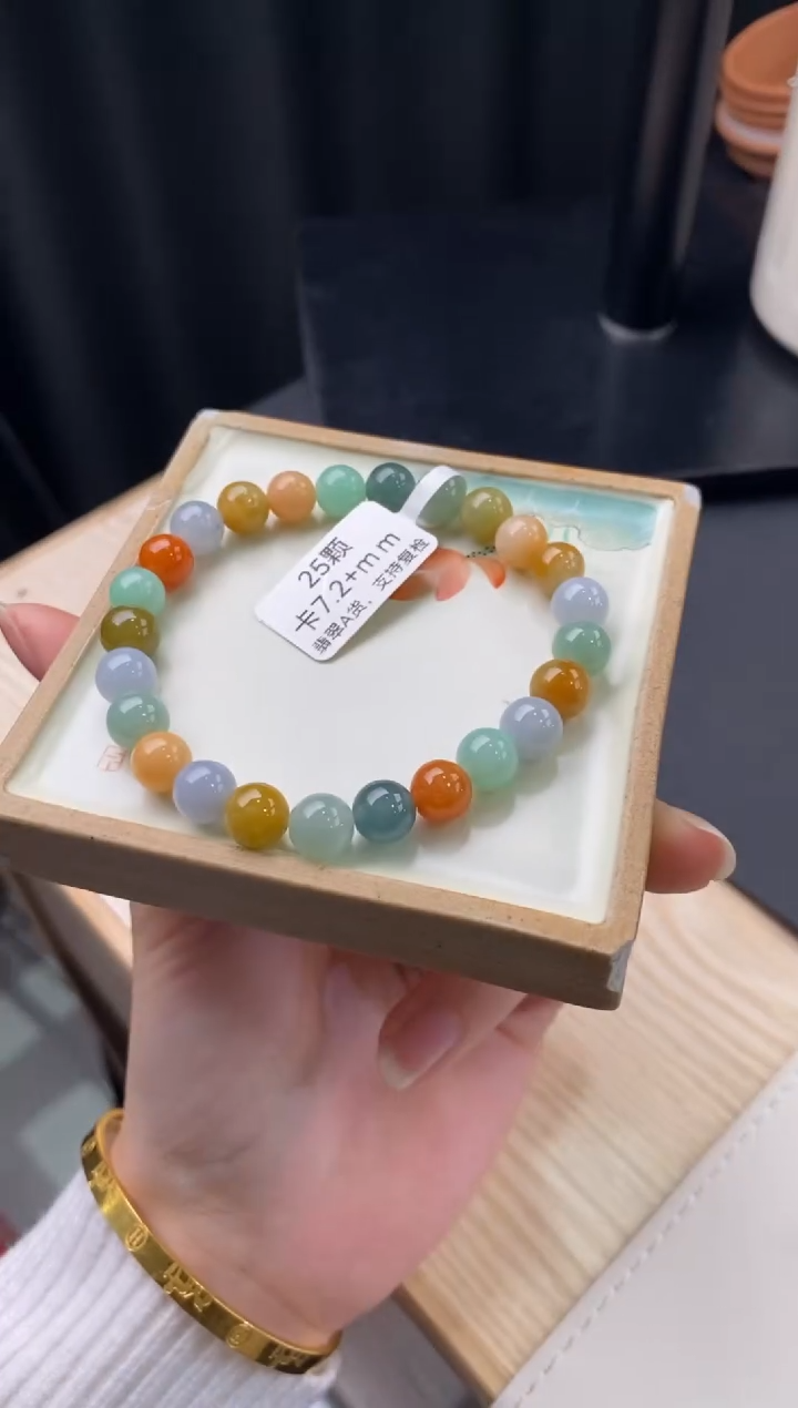 【闪购商品】翡翠手链未镶嵌手串y2620