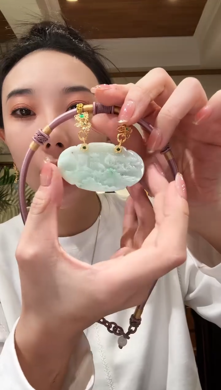 【闪购商品】翡翠颈饰未镶嵌国风