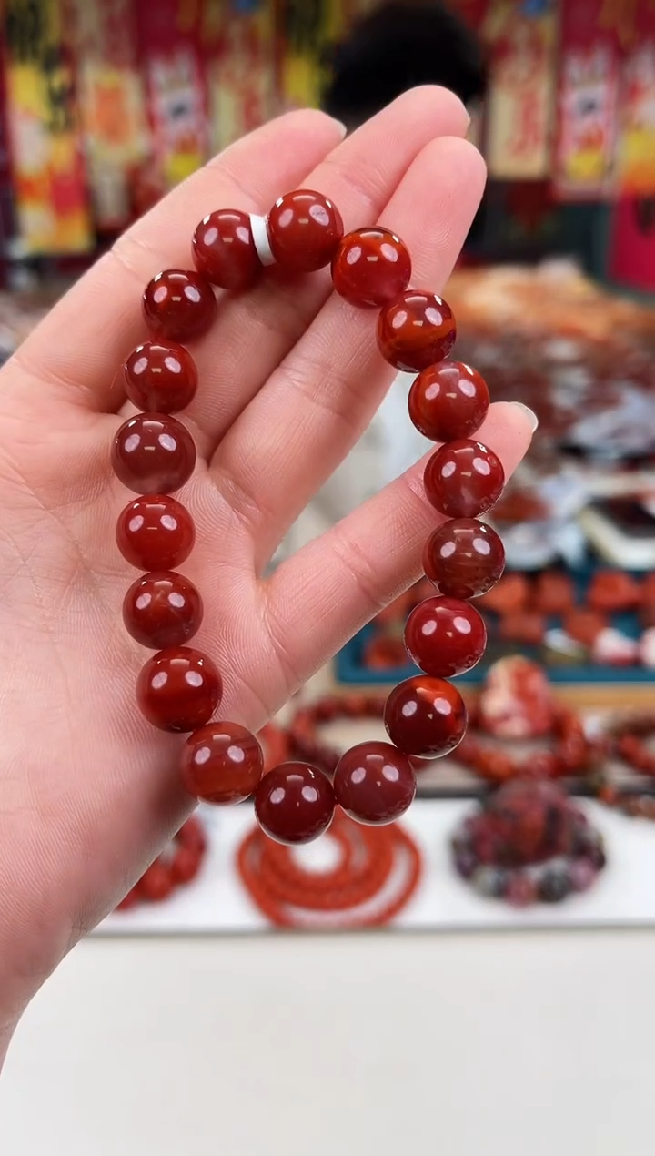 未镶嵌瓦西nxh手串11+南红玛瑙（多样式发其一）