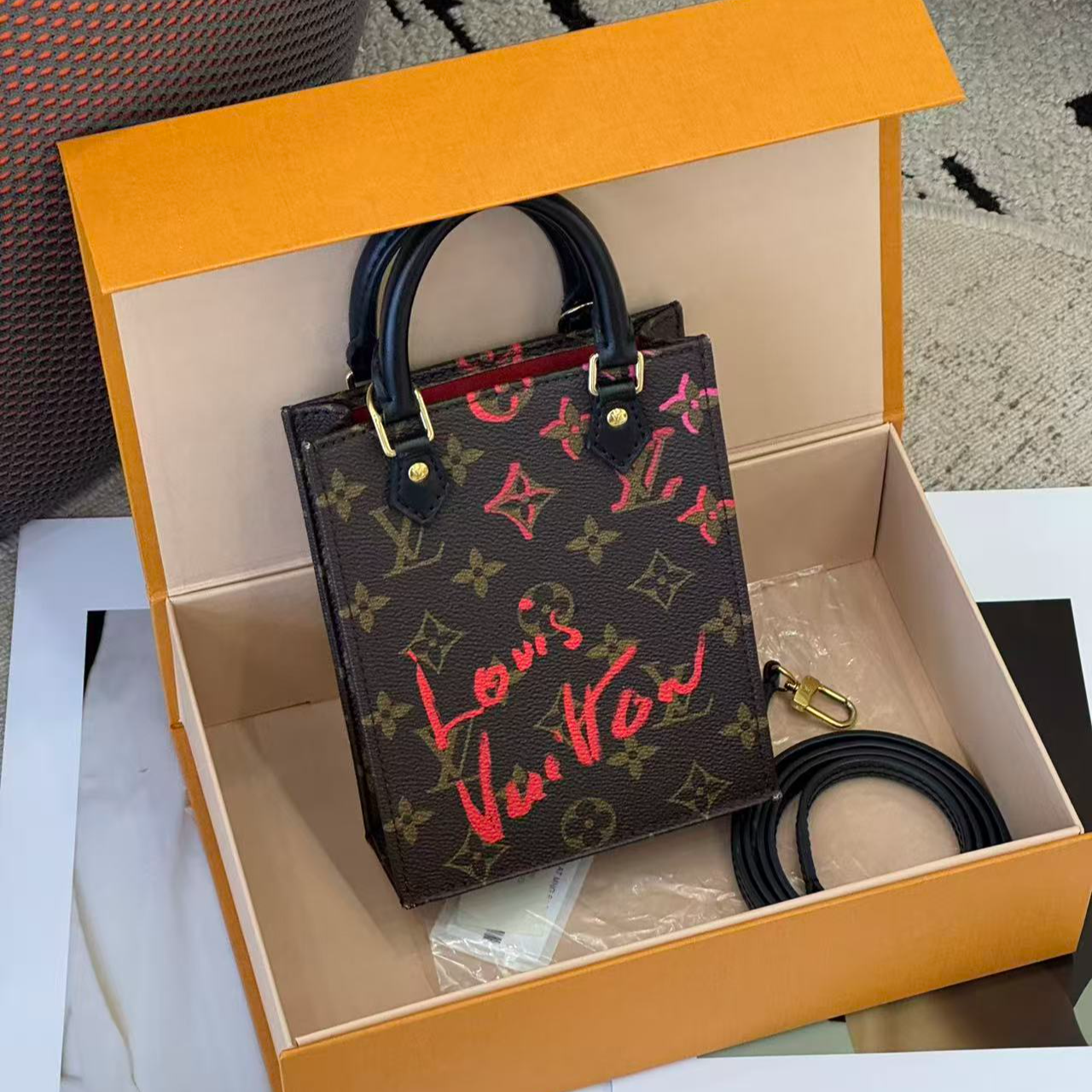 95新 LouisVuitton/路易威登 七夕限定mini琴谱包6034