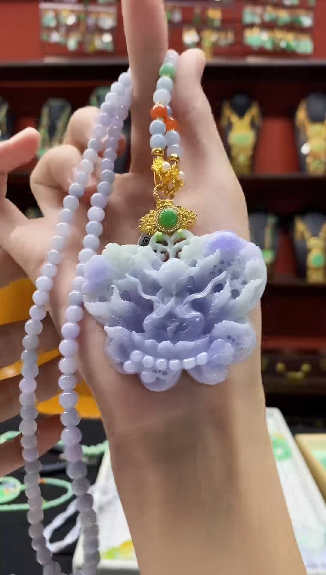 颈饰未镶嵌翡翠翡翠吊坠