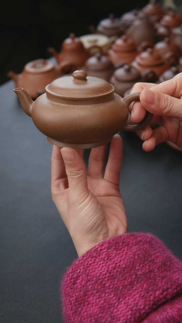 【闪购商品】紫砂茶壶紫砂壶底板料宫灯170毫升
