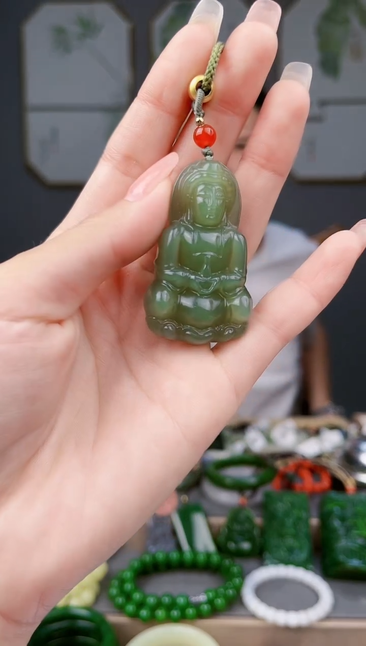 和田玉未镶嵌颈饰多样性发货拍一单发一个