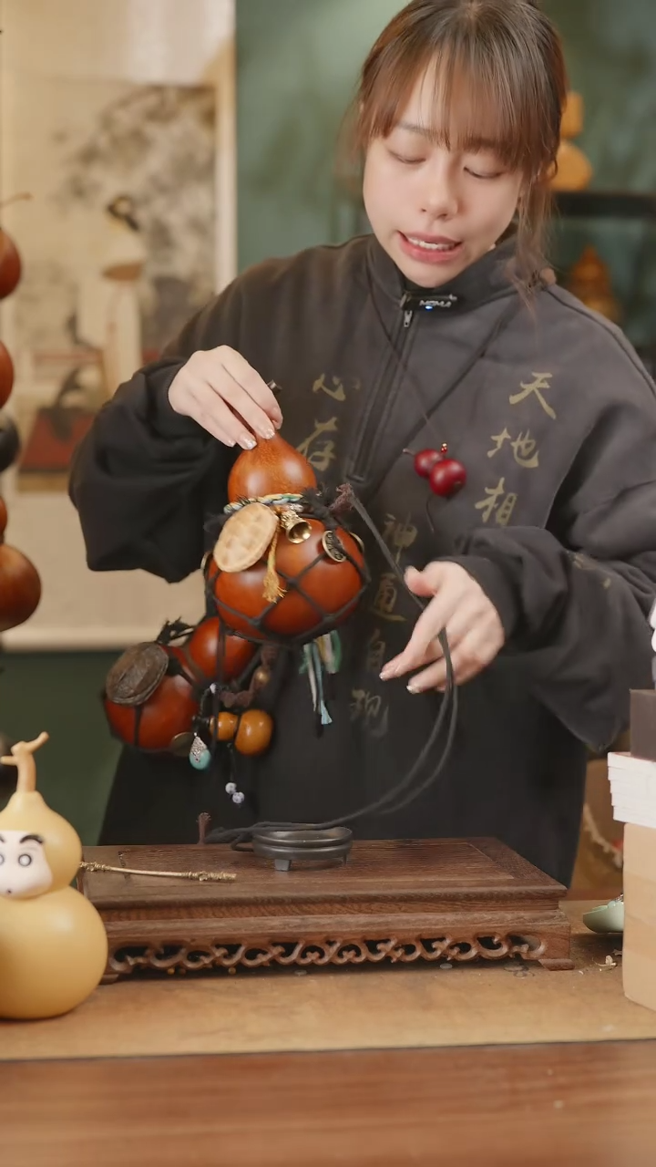 【闪购商品】198号精品天然大漆工艺防渗内胆酒葫芦~