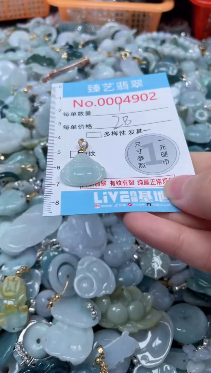 颈饰未镶嵌翡翠4902