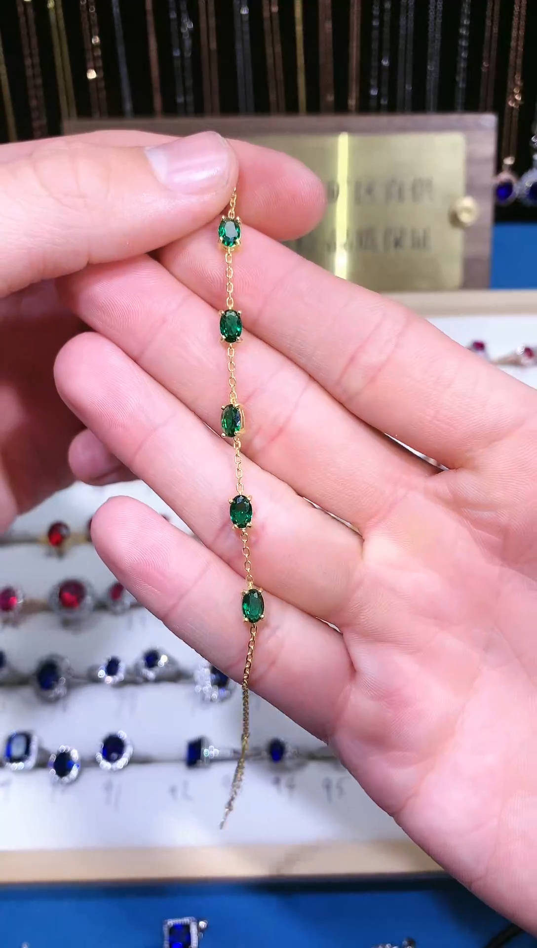 【闪购商品】透辉石手链银S925镶嵌11111