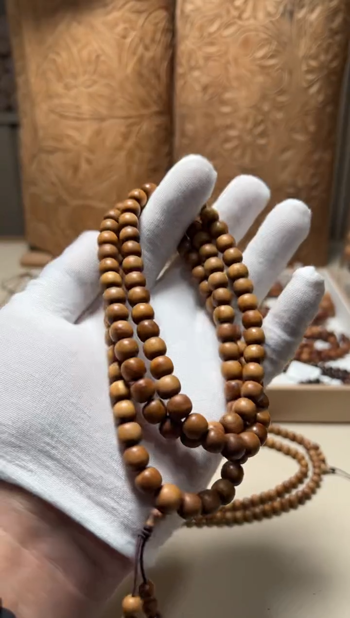 【闪购商品】檀香木手串/手链老山檀香8/9单圈留疤树结瑕疵福利