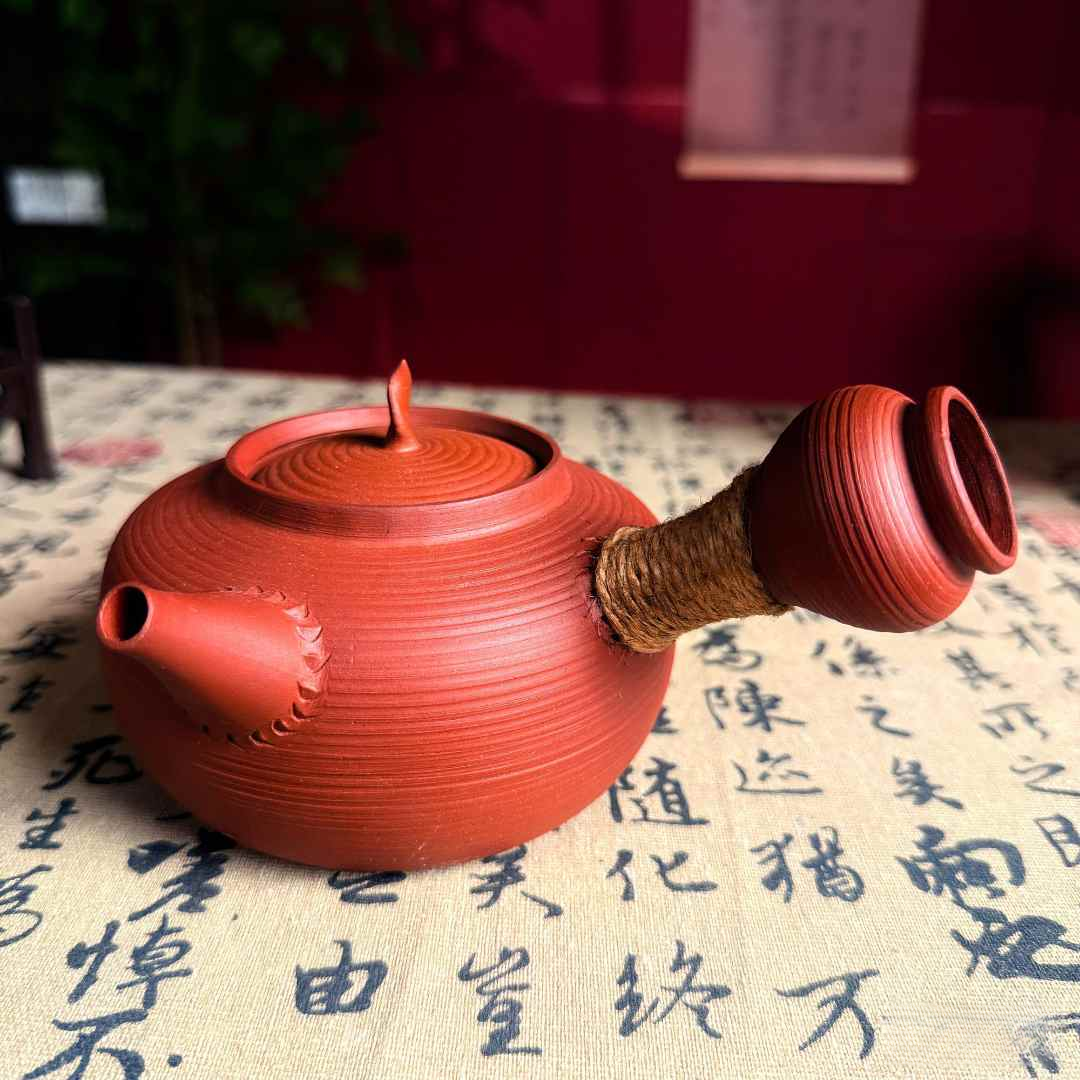 手工红泥砂铫壶-500cc