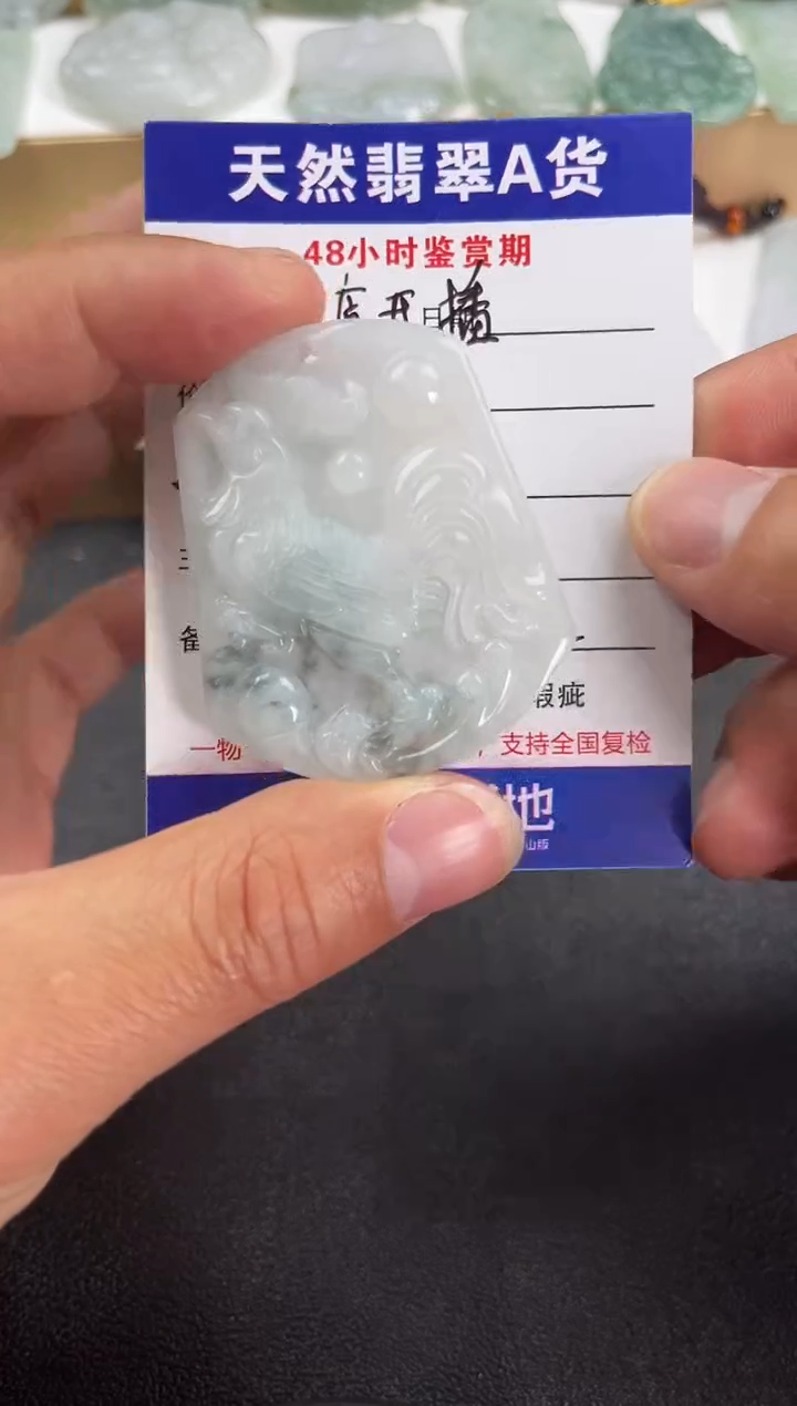 颈饰未镶嵌翡翠     