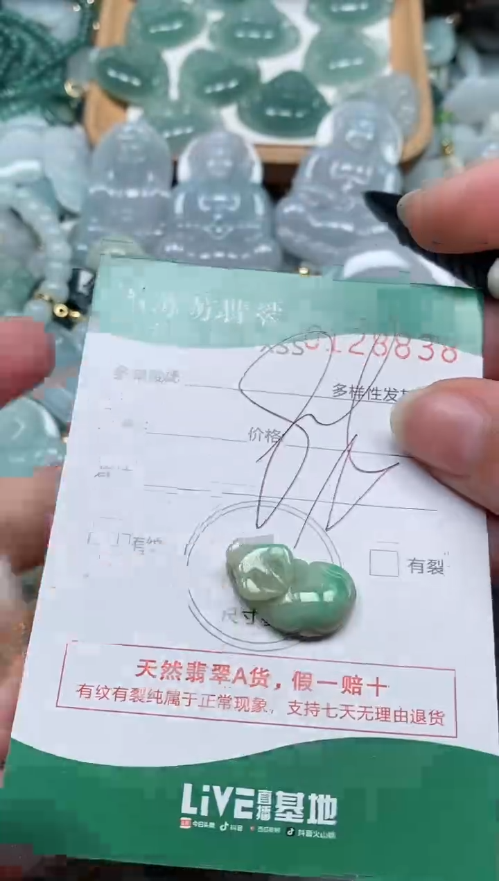 【闪购商品】翡翠颈饰未镶嵌闪购商品0128838