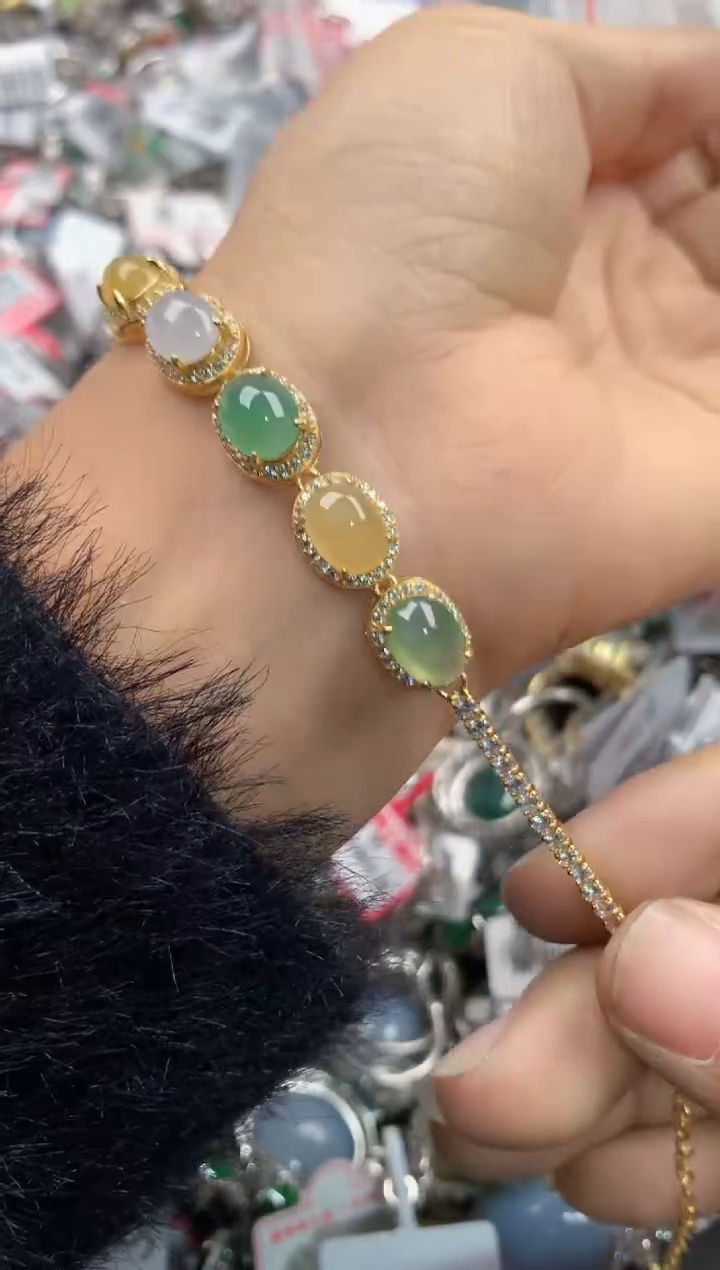 银S925镶嵌戒指翡翠16                 1