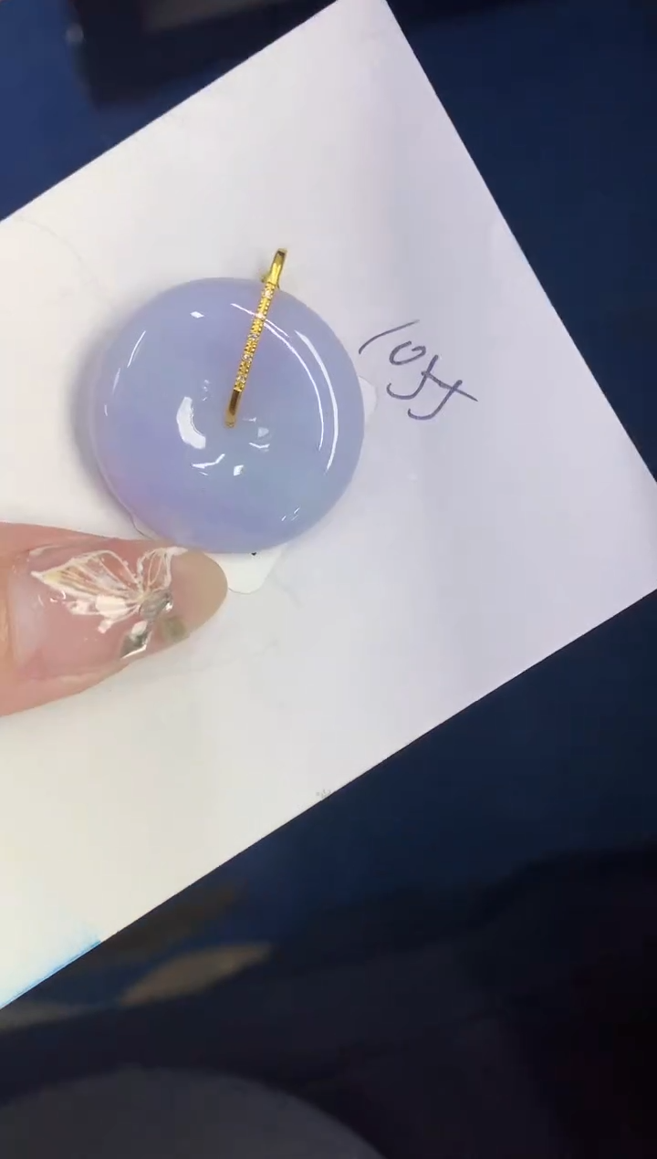 【闪购商品】翡翠颈饰18K金镶嵌0000000000
