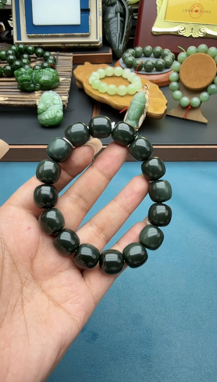 未镶嵌手串和田玉szq