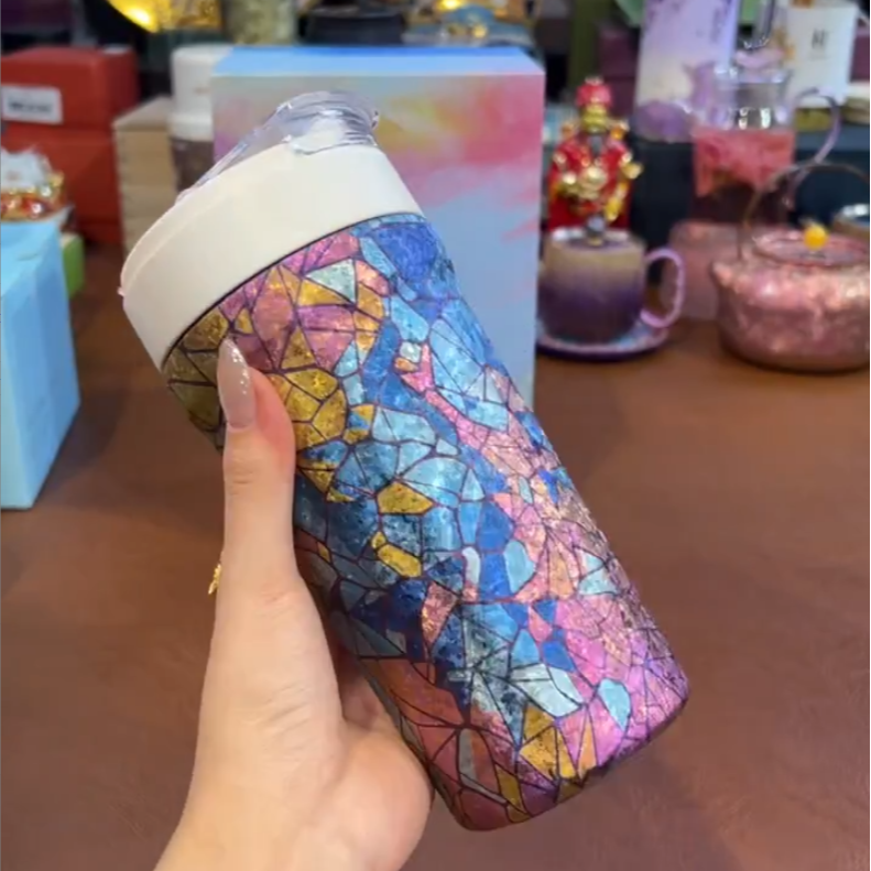 执彩轻奢臻享咖啡杯（琉璃序-红）