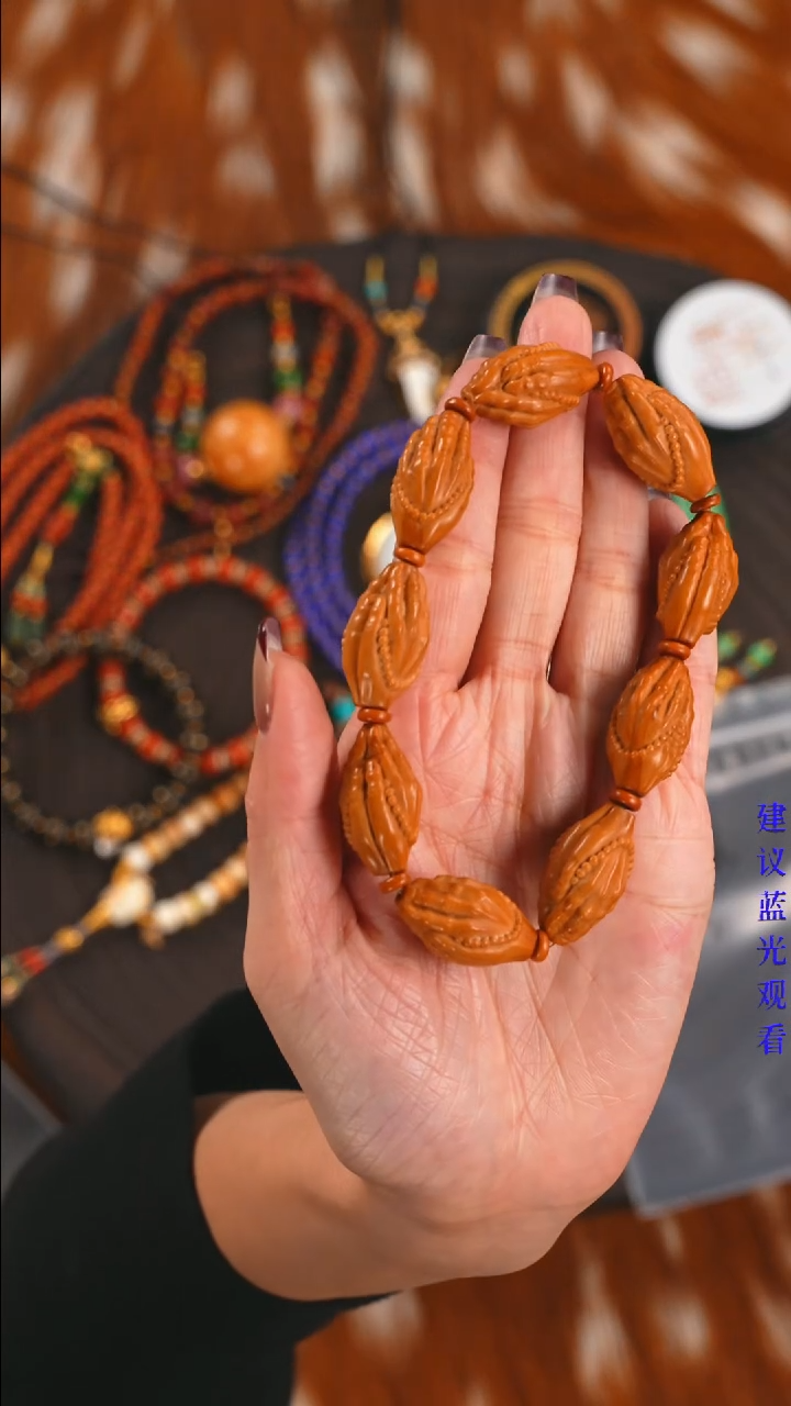 手串橄榄核瑞***宝格律诗严选珠宝