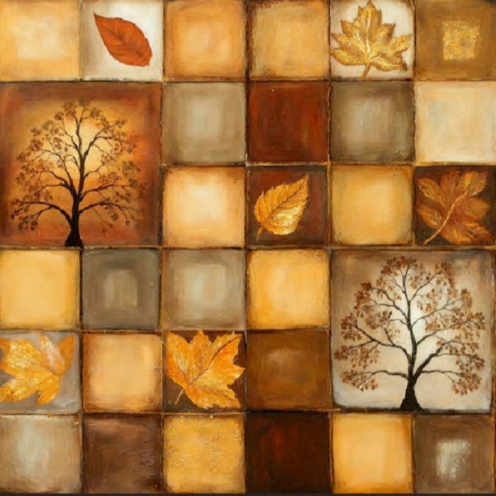 【观画·中国美术学院】【羊毛中方巾】新款原创70规格100%羊毛方巾