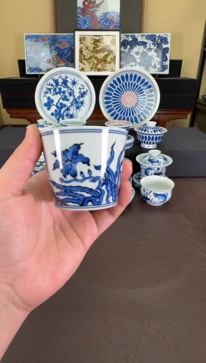 【闪购商品】羿器窑百合花可乐杯
