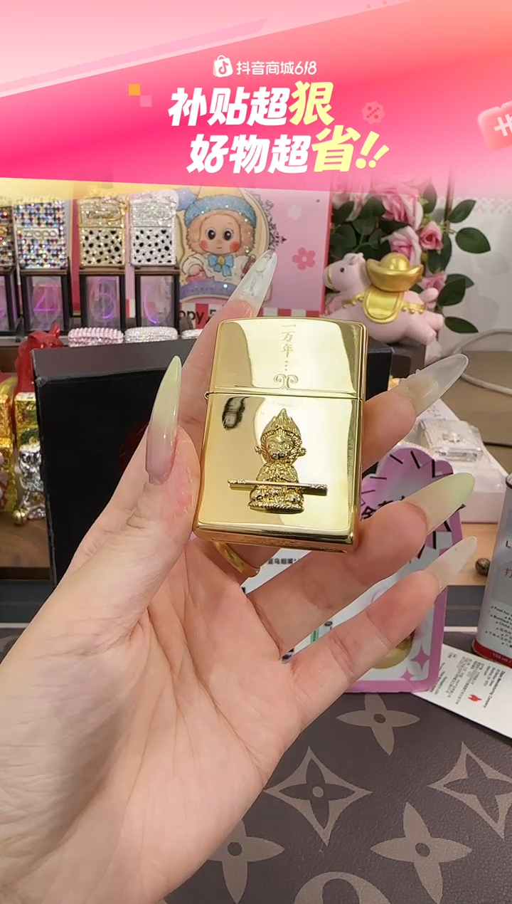ZIPPO 18k一生所爱 礼盒礼袋一整套