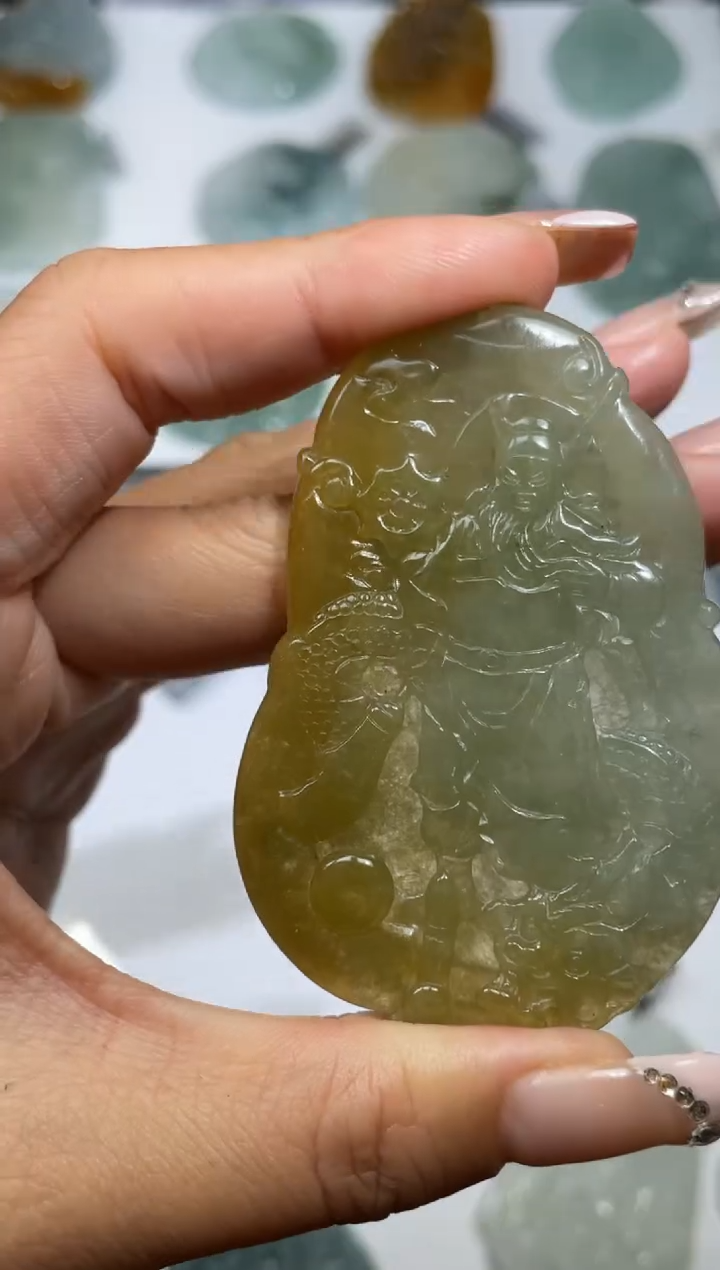 【闪购商品】定制翡翠未镶嵌不退不换CMH1件-A