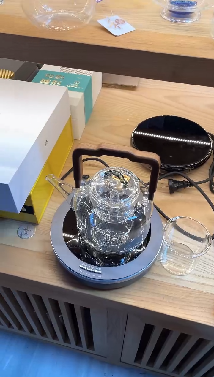 米*茗凤祥/魔术师电陶炉X5-灰色+灵韵壶双内胆