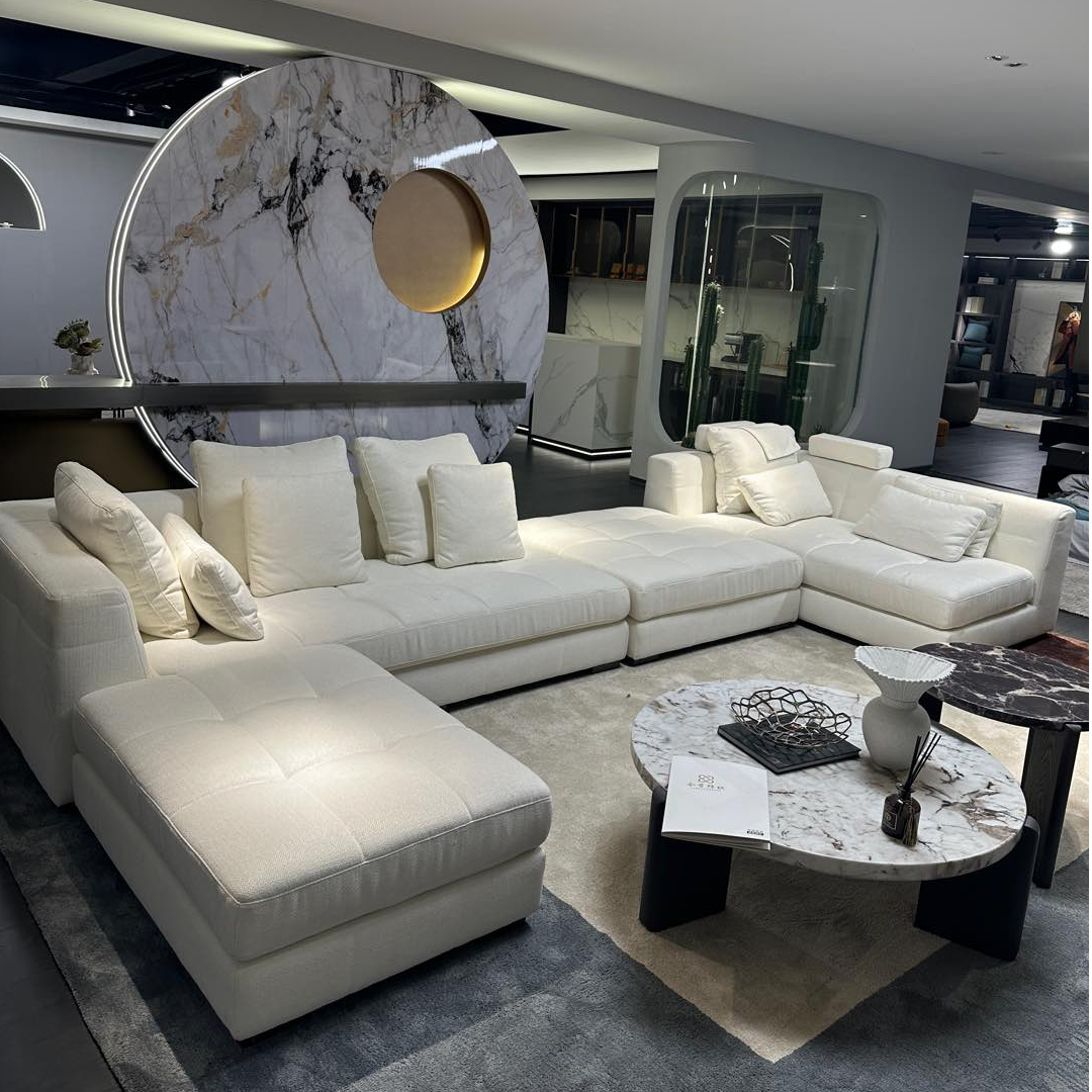 百驰系列FL366异形布艺沙发高级布艺