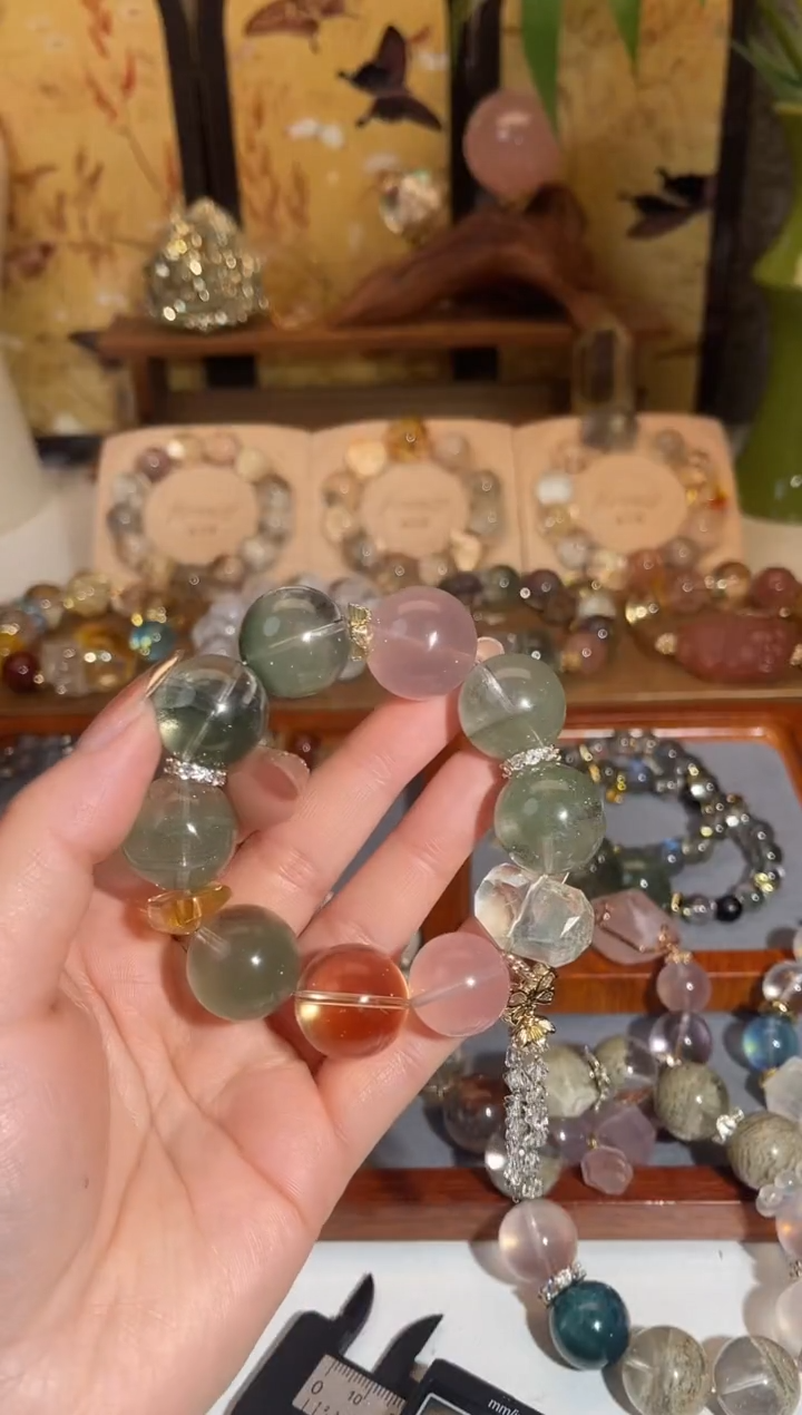 水晶摆件合金原创diy设计