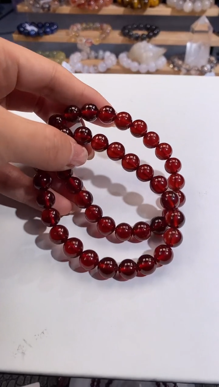 【闪购商品】石榴石手链未镶嵌多样性发一