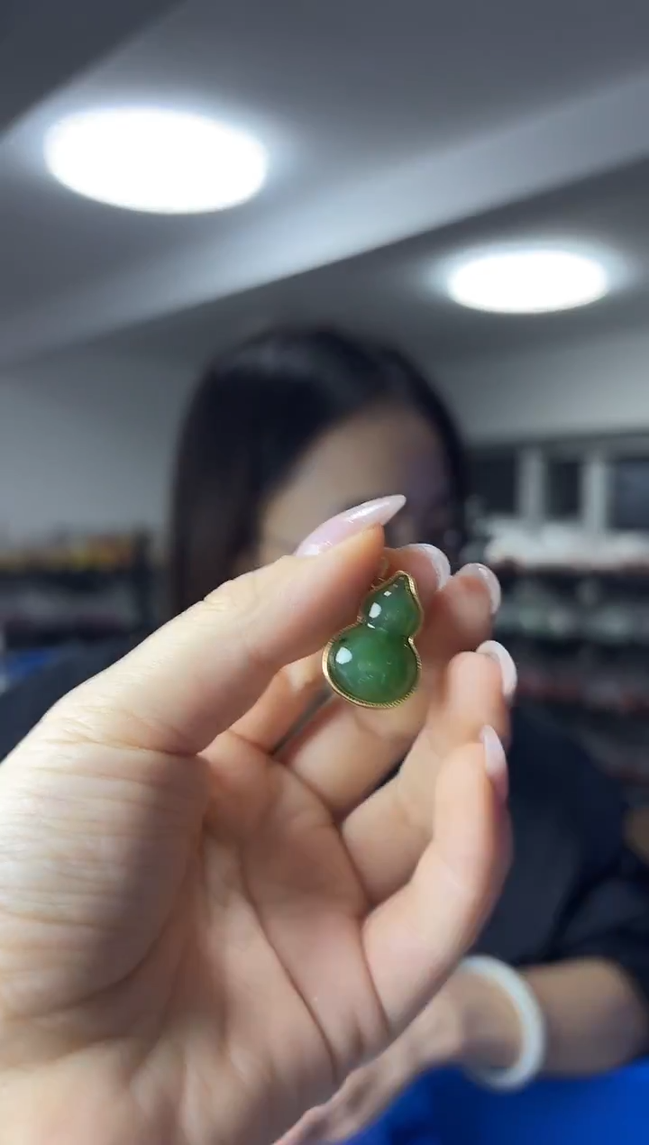 颈饰银S925镶嵌和田玉（多样性发一件）