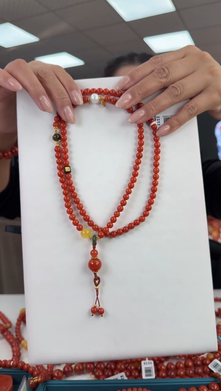 未镶嵌珠串南红玛瑙多样发其一/600225120880