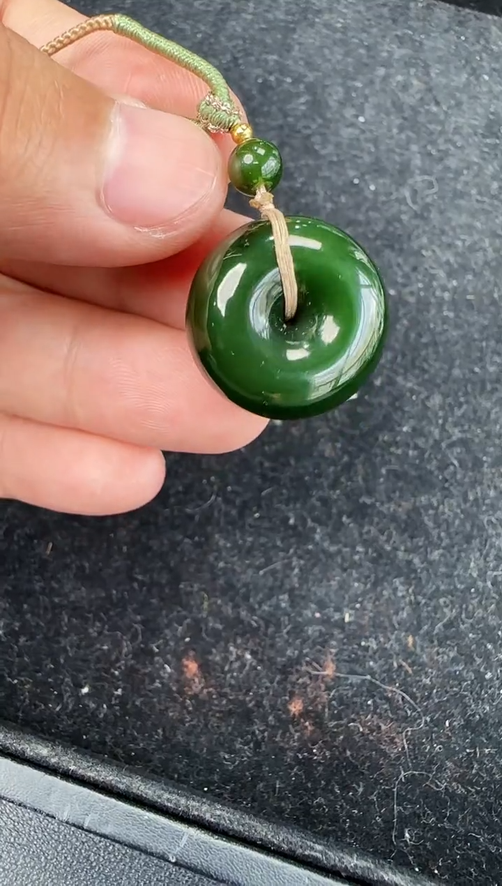 颈饰未镶嵌和田玉平安扣多样性发一