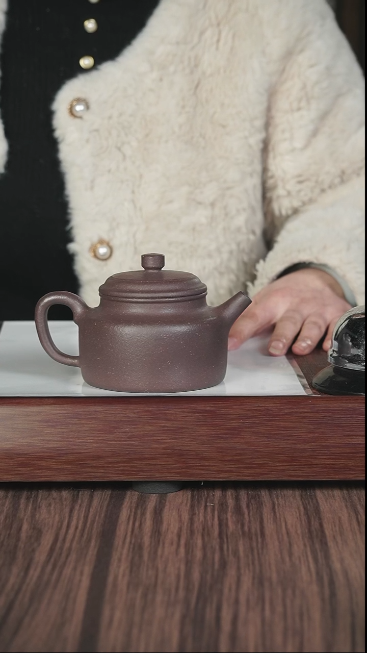 【闪购商品】紫砂茶壶csl  粗砂天青  德钟