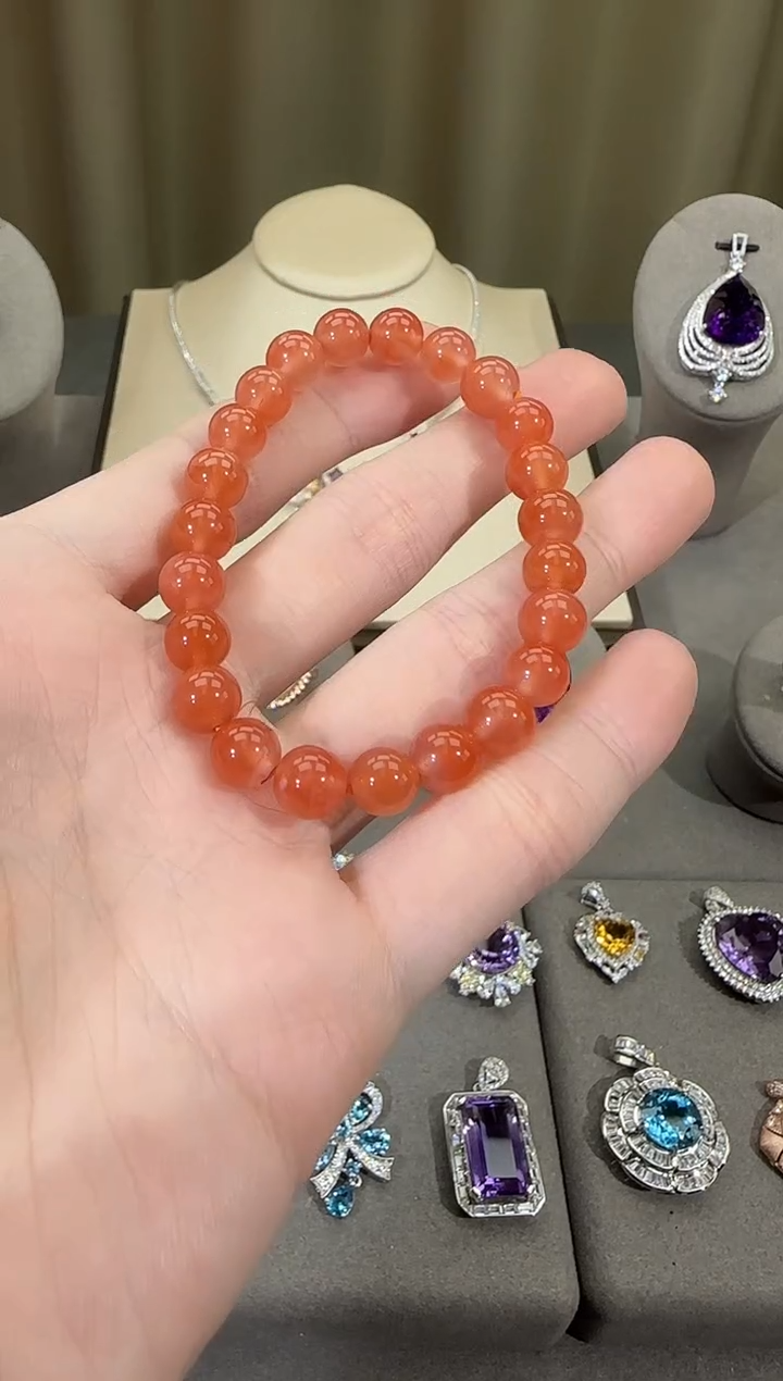 未镶嵌手串南红玛瑙8mm手串