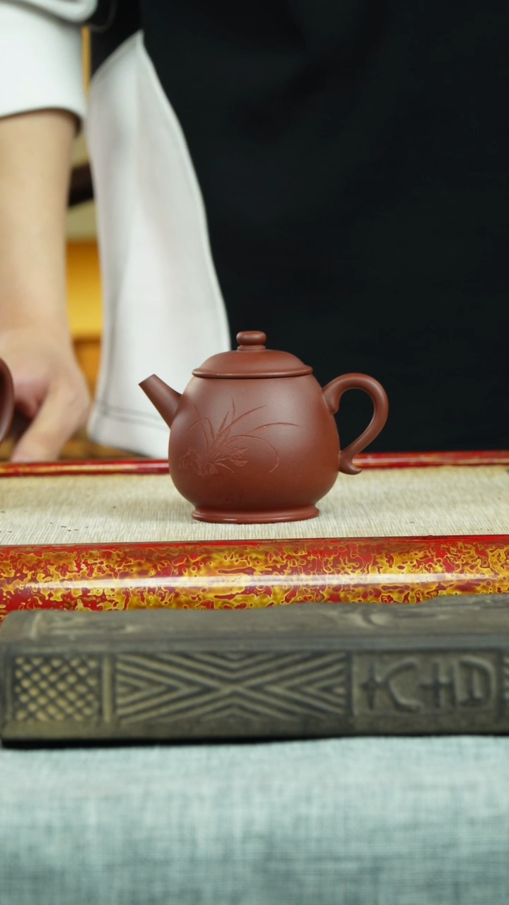 【闪购商品】紫砂茶杯巨轮 红皮龙 魏茸茸制