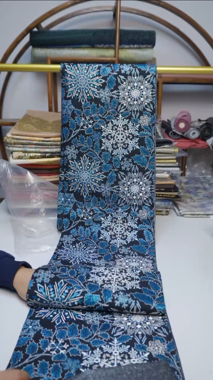 织绣38宝石箔 雪花