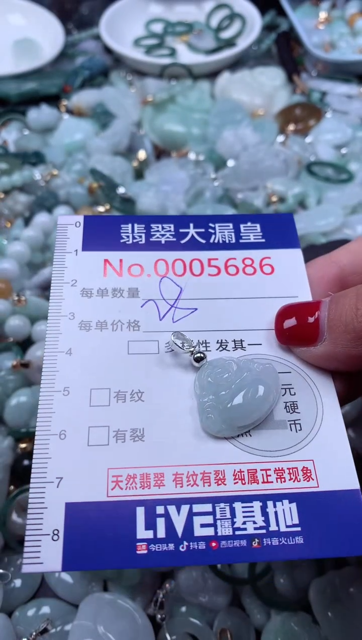 颈饰未镶嵌翡翠5686