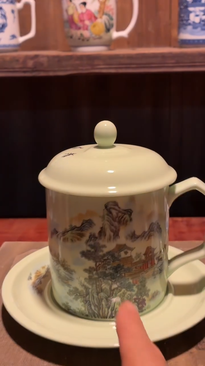 摆件瓷X58景德镇陶瓷摆件