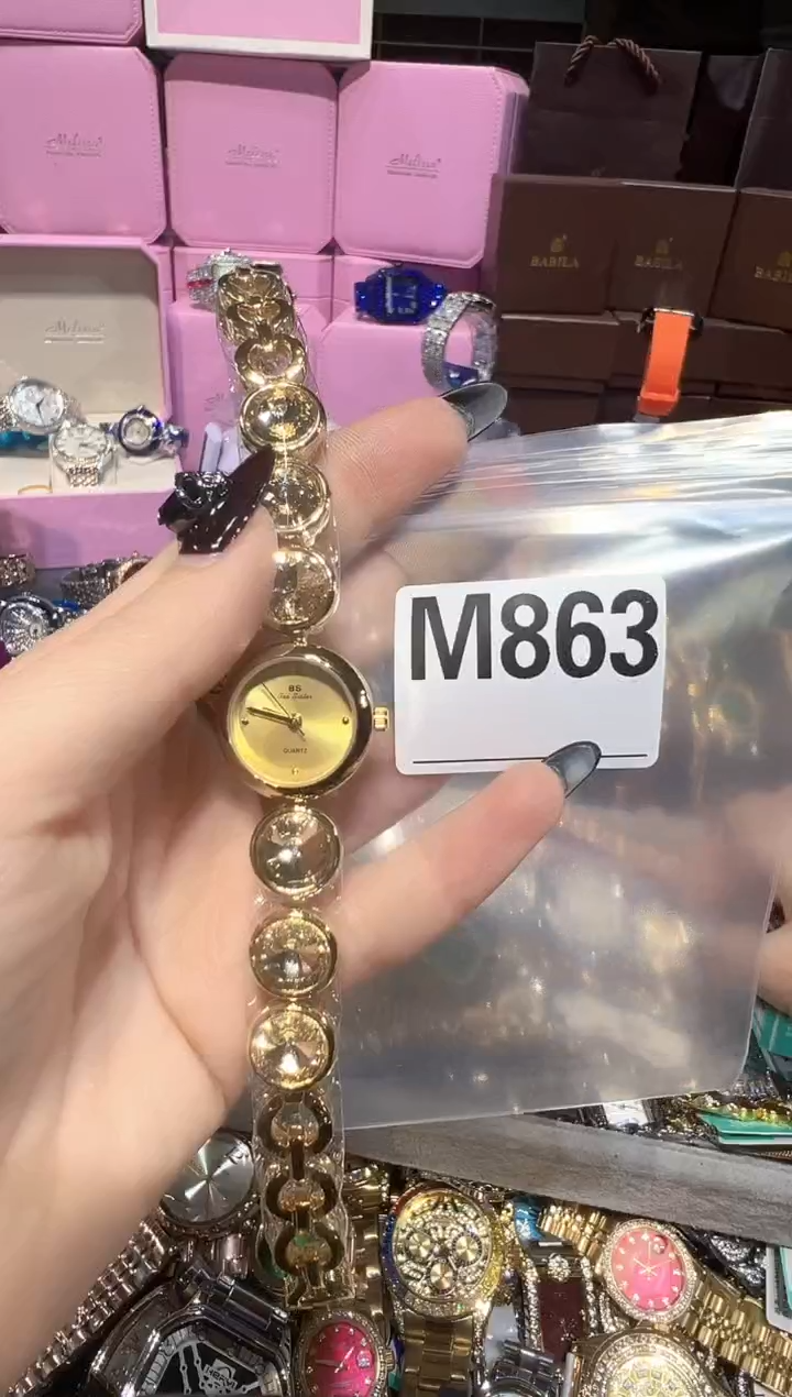 石英机芯不锈钢不锈钢诗*直播定闪专用