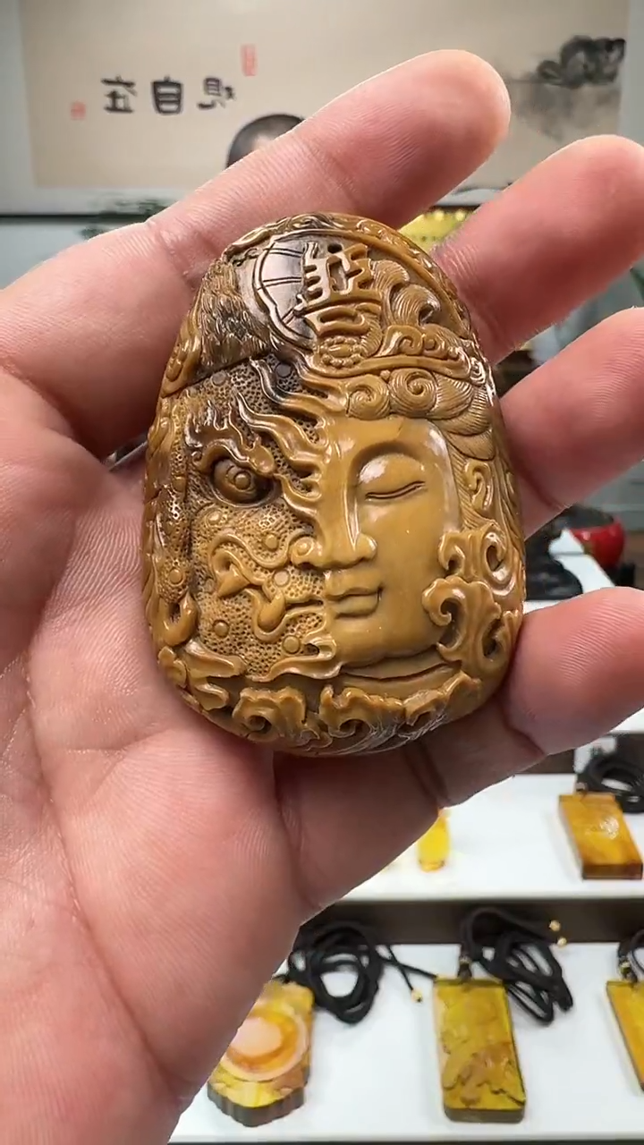 【闪购商品】未镶嵌琥珀吊坠(不含链)缅甸天然琥珀一念之间吊坠