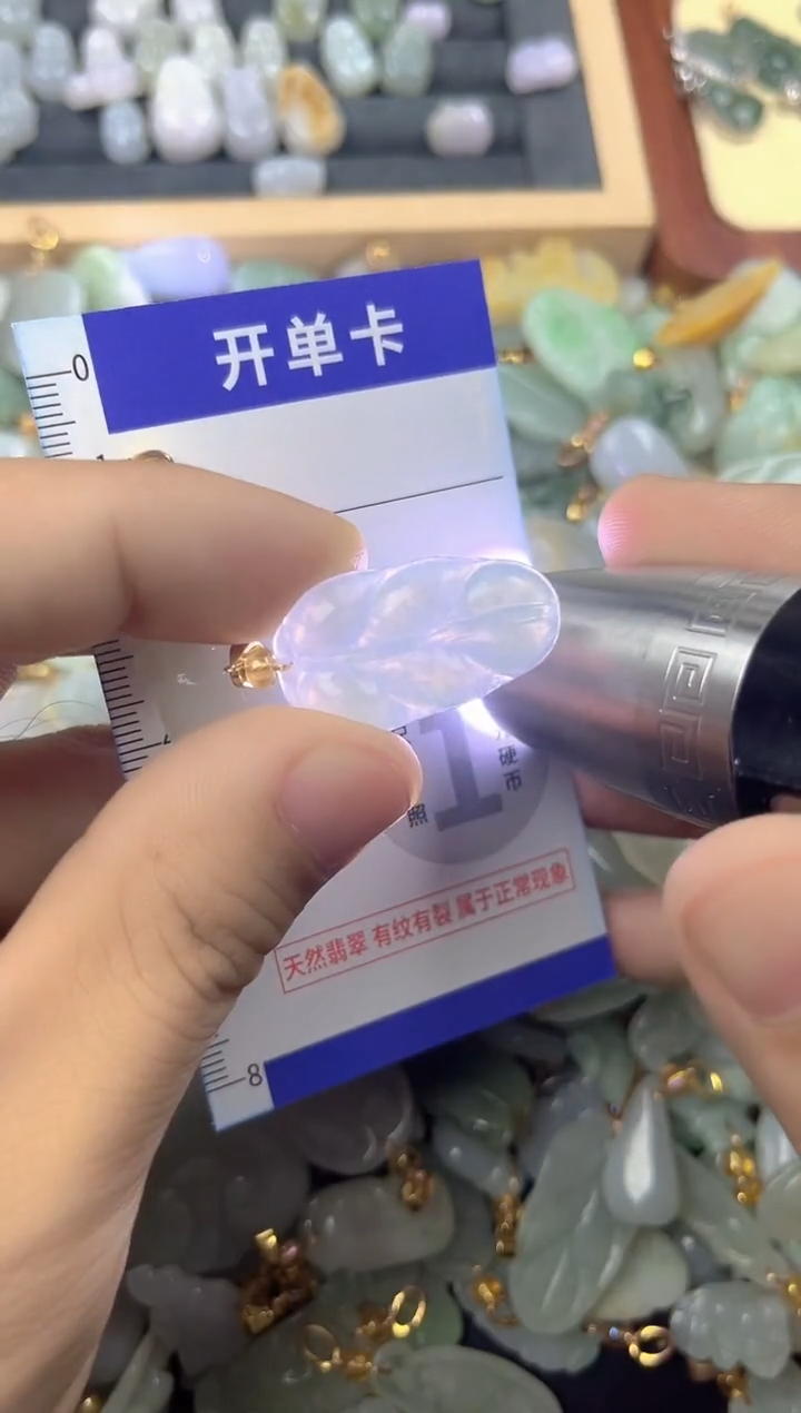 颈饰未镶嵌翡翠天然A货翡翠