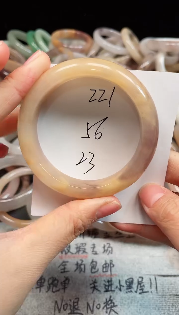 未镶嵌手镯石英质玉221