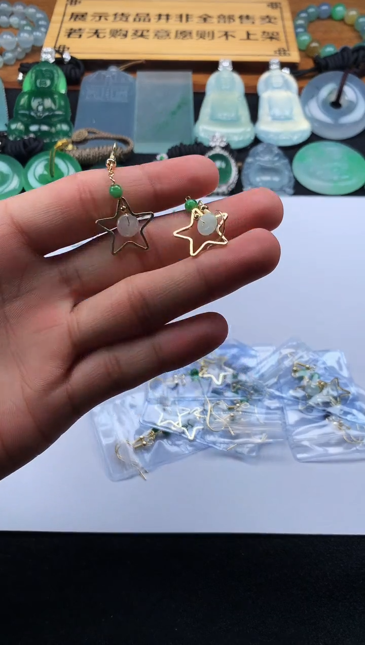 翡翠合金颈饰5048已镶嵌合金