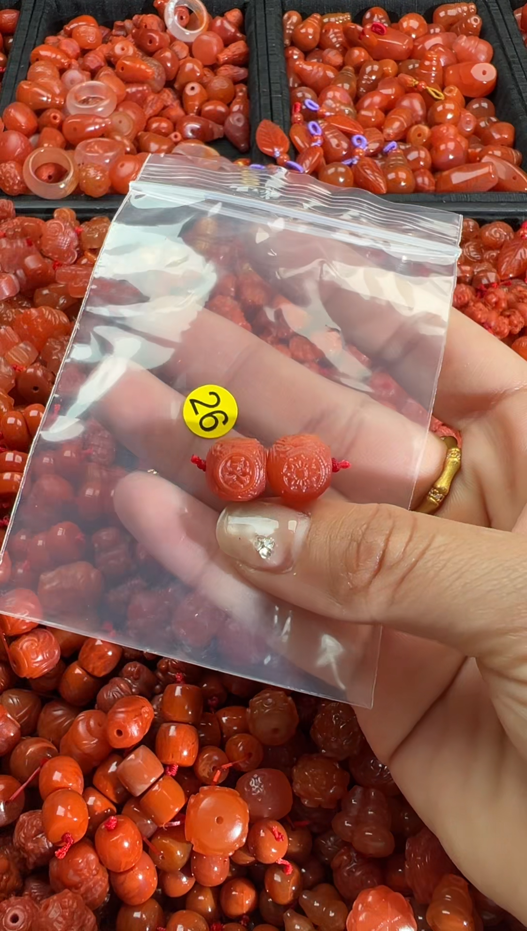 【闪购商品】南红玛瑙颈饰未镶嵌1