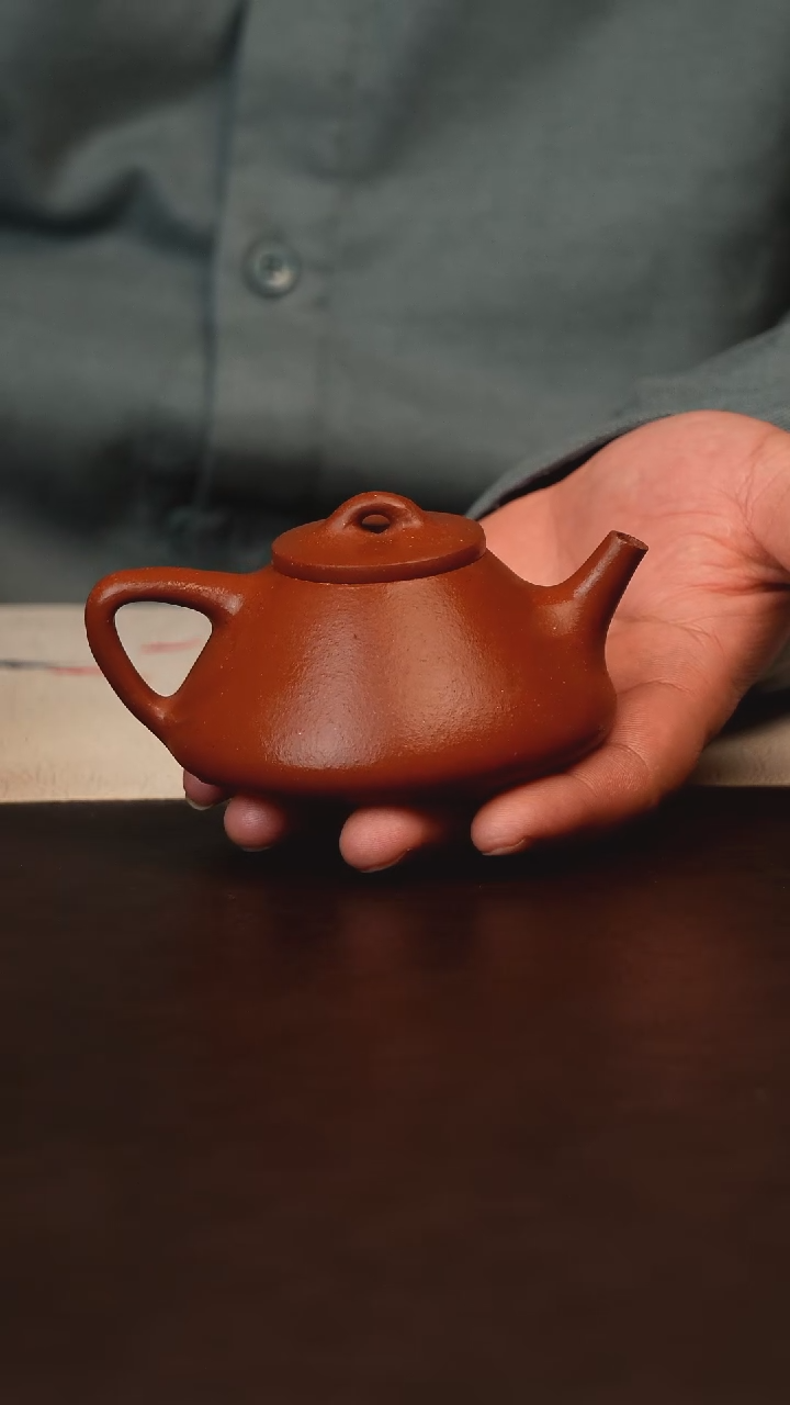 茶壶紫砂原矿紫砂平台紫泥石瓢