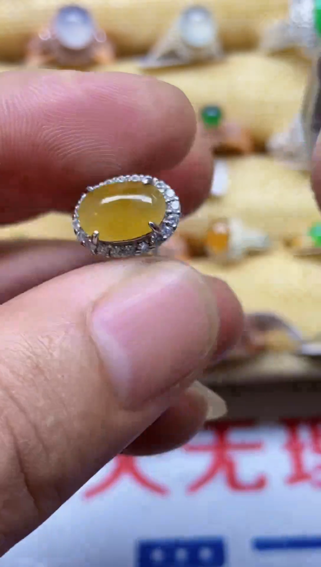 【闪购商品】翡翠戒指银S925镶嵌0000