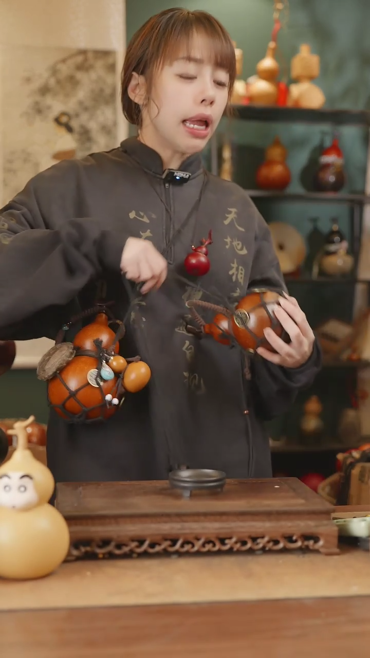 【闪购商品】80号精品天然大漆工艺防渗内胆酒葫芦~